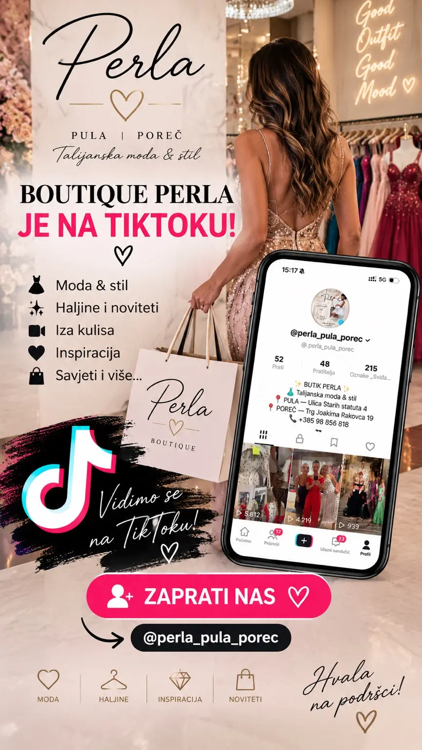 Boutique Perla na TikToku i Instagramu